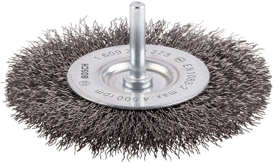 Bosch 6mm schijfborstel 100 gegolfd 0.3 staal