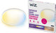 Wiz plafondlamp superslim - diameter: 43 cm - warm- tot koelwit licht - slimme led verlichting - geïntegreerde led - 22w - wit - wi-fi
