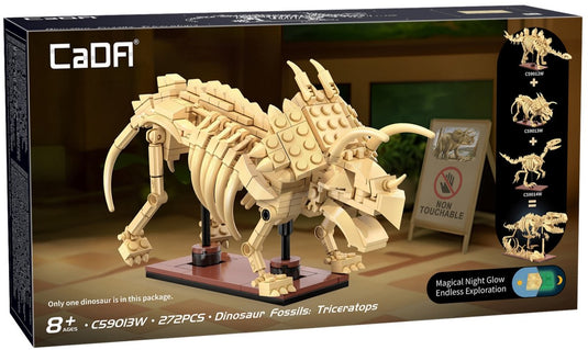 Cada | creative series - dinosaur fossils triceratops 272 stuks