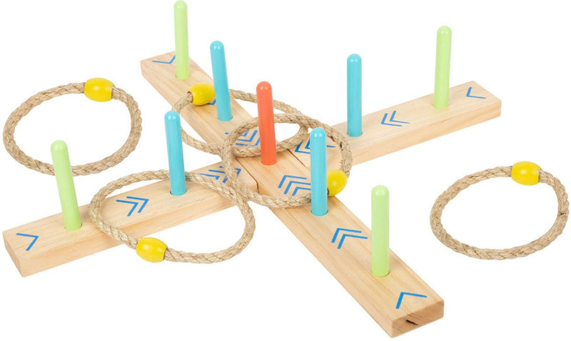 Afbeelding laden in galerijviewer, Small foot - houten ringwerpspel active

