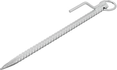 Proplus grondpen - 41cm - met haak en ring - tentharing - rotspen - haring - ø 18 mm - staal