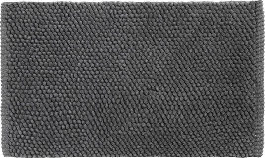 Differnz popcorn badmat 50x80cm antraciet