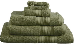 Beddinghouse sheer - gastendoekje - set van 3 - 30x50 cm - olijfgroen