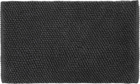 Differnz popcorn badmat 50x80cm zwart