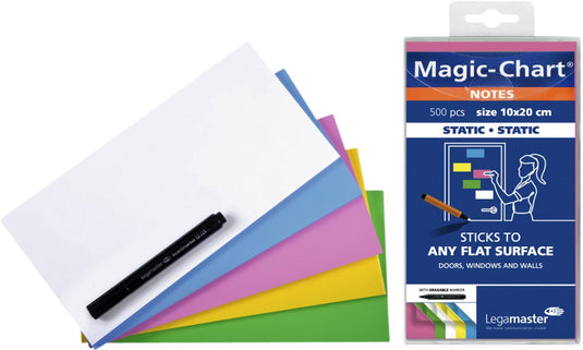 Magic chart notitieblok 7-159499 legamaster multi kleur pak 500