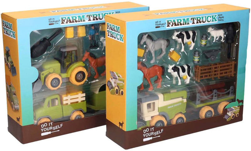Afbeelding laden in galerijviewer, Koopman boerderij speelset tractor educatief karton speelgoed voor kinderen.
