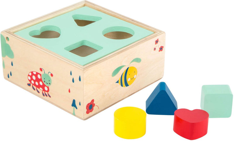 Afbeelding laden in galerijviewer, Small foot - houten vormenstoof met blokken natuur, 5dlg.
