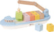 Classic world houten blokkenboot - speelgoedvoertuig