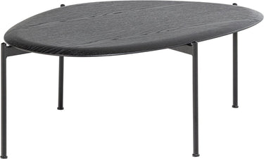 Woood kota salontafel - mdf fineer - zwart - 36x92x68