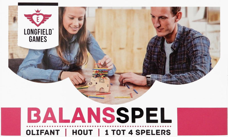 Afbeelding laden in galerijviewer, Longfield houten balans spel olifant
