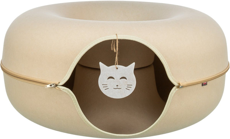 Afbeelding laden in galerijviewer, Trixie speeldonut vilt beige

