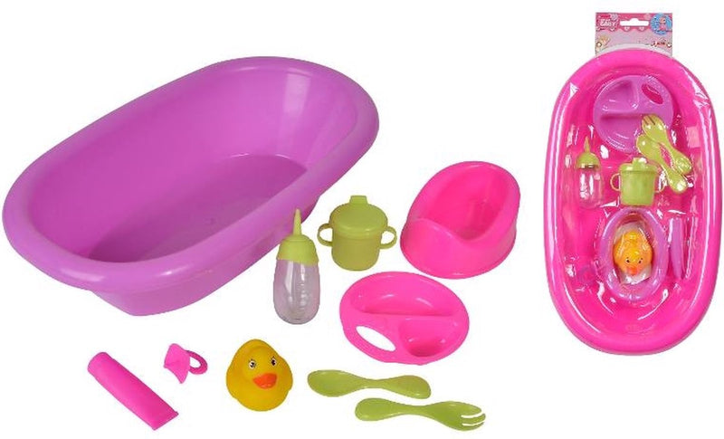 Afbeelding laden in galerijviewer, Simba poppenbadje met accessoires badspeelgoed voor kinderen - inclusief badeendje.
