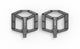 Acid pedalen flat c1-ib - grote voetafdruk - verstelbare pinnen - plastic - 330g - l115xb100xh19 mm - grijs