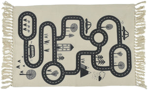 Vloerkleed verkeer, 80x120cm