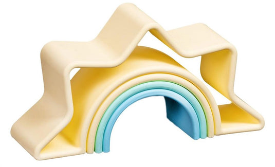 Dëna siliconen speelset i sun pastel