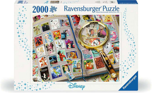 Ravensburger legpuzzel mijn mooiste postzegels, 2000st.