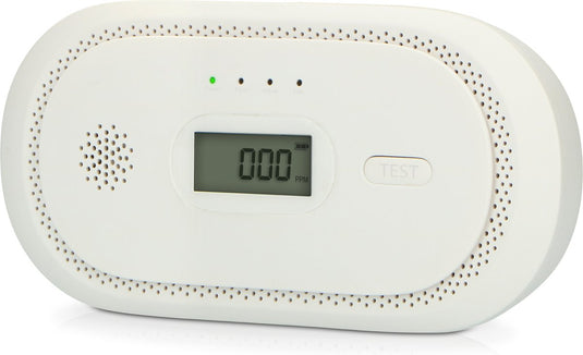 Alecto coa2650 koolmonoxidemelder met display - 10 jaar sensor - voldoet aan europese norm - wit