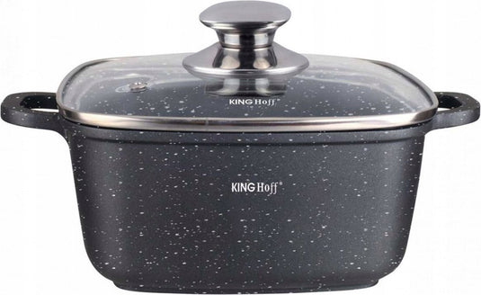 Kinghoff 1603 - braadpan - vierkant - 24 cm- 4.5 liter