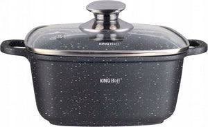 Kinghoff 1602 - vierkante braadpan - 22 cm - 3.7 liter