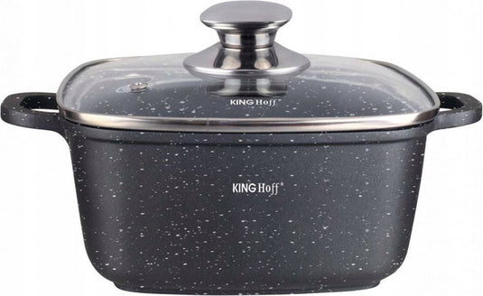 Kinghoff 1602 - vierkante braadpan - 22 cm - 3.7 liter