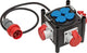 Brennenstuhl compacte rubberen stroomverdeler voor op de bouw (1m kabel, 3x cee 400v 16a, 4x 230v 16a penaarde, gebruik op locatie en voor permanent buitengebruik, made in germany)