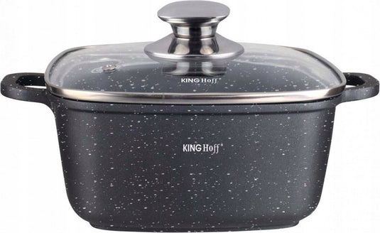 Kinghoff 1605 - braadpan - vierkant - 28 cm - 6.5 liter