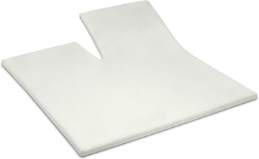 Cinderella - topper hoeslaken met split - tot 15 cm matrashoogte - double jersey - 160x200 210 cm - ivoor