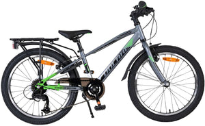 Volare explorer kinderfiets - jongens - 20 inch - donkergrijs - 7 speed