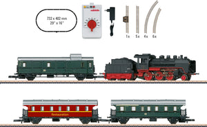 Märklin startset museumpersonentrein met stoomlocomotief serie 24.