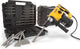 Powerplus elektrische klopboormachine powx1199 - 4 in 1: boren hamerboren beitelen en beitelrotatie, 1500 w boormachine, 5 j, 6 snelheidsfuncties, sds-plus, 17 accessoires