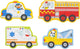 Petit collage - puzzel 'rescue vehicles'