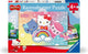 Ravensburger puzzel 2 puzzels - hello kitty - 24 stukjes.