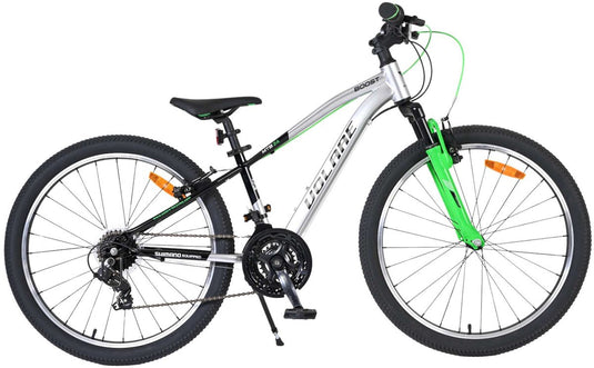 Volare boost kinderfiets - 24 inch - zilver groen - 21 versnellingen