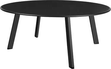 Woood fer bijzettafel tuin - metaal - zwart - 40xø70