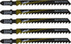 Wolfcraft - 5 decoupeerzaagbladen - decoupeerzaagblad t-schacht - 100mm - 2360000