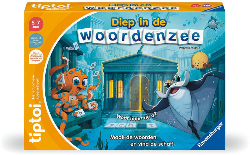 Afbeelding laden in galerijviewer, Tiptoi ® spel diep in de woordenzee
