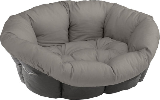 Ferplast dierenmand sofa 73 x 55 cm fluweel polyester grijs