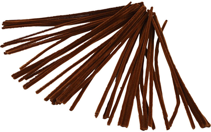 Afbeelding laden in galerijviewer, Creativ company chenille bruin 30cm, 50st.
