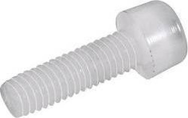 Toolcraft 830290 cilinderschroeven m3 30 mm binnenzeskant (inbus) din 912 kunststof, polyamide 10 stuk(s)