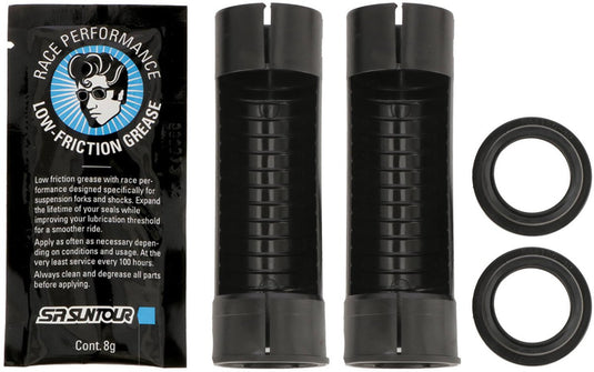 Srsuntour sr suntour - service kit stof afdichting en plastic sleeves ø 28mm fka122-93