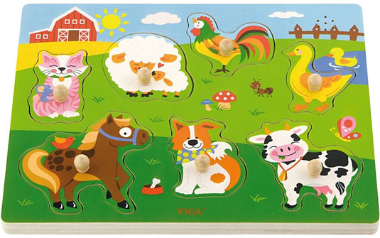 Https: www.cchobby.nl viga-hout-legpuzzel-met-geluid-boerderijdieren-afm-33x22-5x3-cm-1-stuk
