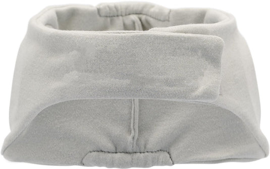 Dooky® dooky baby gehoorbescherming – zachte verstelbare hoofdband – 0-6 maanden - grijs – oeko-tex katoen – licht comfortabel