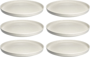 Leonardo roma bord 22cm creme - set 6
