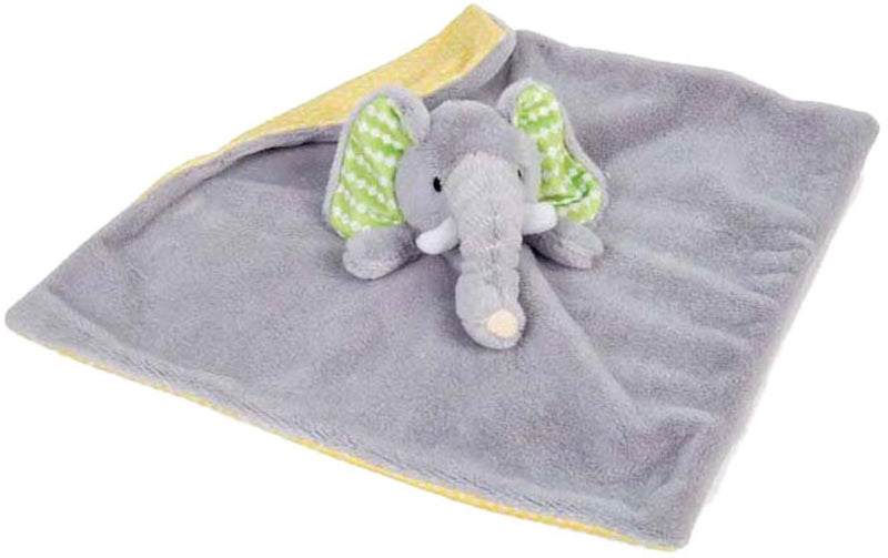 Afbeelding laden in galerijviewer, Bigjigs olifant knuffeldoekje, 31x31cm
