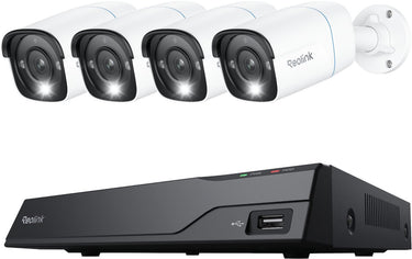 Reolink 4k uhd beveiligingscamerasysteem - poe - 8-kanaals nvr met 24 7 opname - slimme detectie - tweewegaudio - nvs8-8mb4