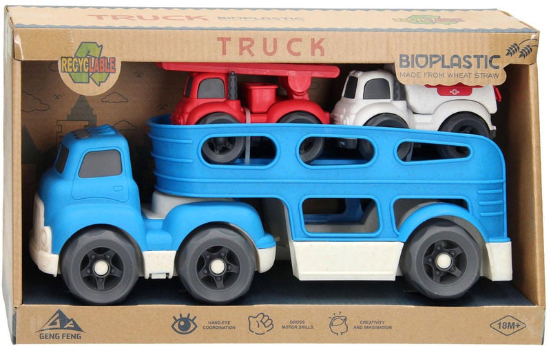 Afbeelding laden in galerijviewer, Autotransporter recycle - blauw
