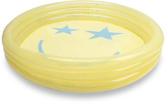 Swim essentials - zwembad - ø150 cm - geel - smiley - baby