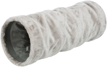 Trixie speeltunnel pluche grijs 60x22 cm
