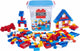 Androni blox bouwstenen - 250 delig | city | classic bouwstenen | combineer met legobouwstenen | wegen | stad | geschikt voor lego bouwplaat | geschikt voor lego