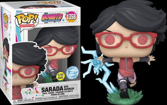 Funko pop! boruto: naruto next generations - sarada with sharingan